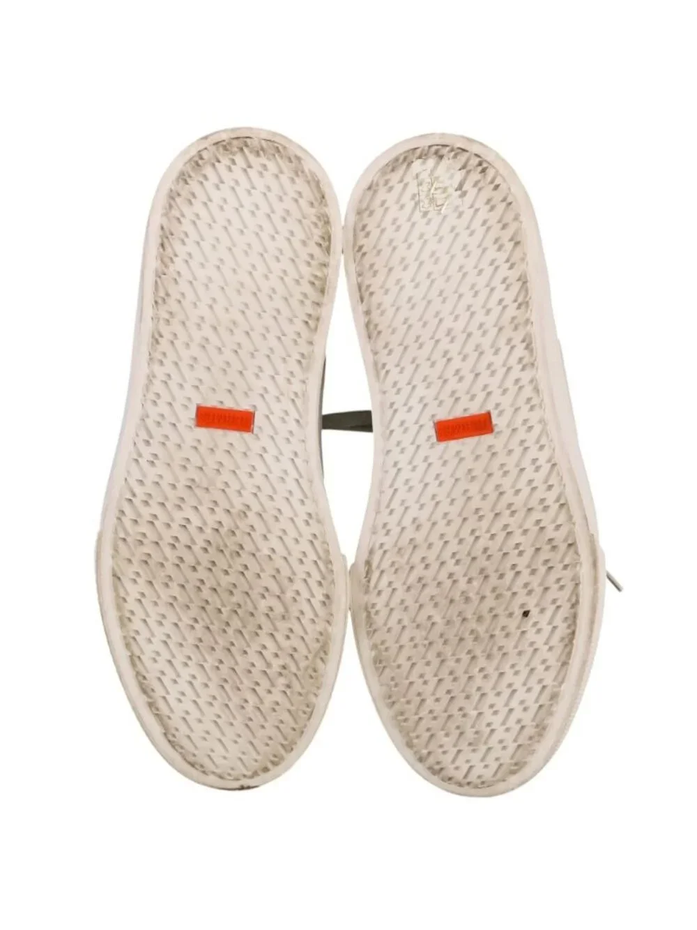 Hermes District Leather High Cut Sneakers White